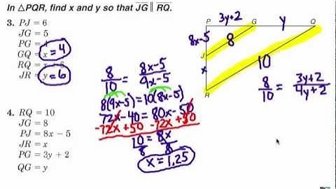 Viewer Challenge: Parallel Lines & Proportional Parts