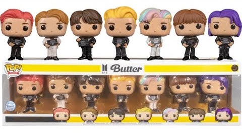 BTS Butter funko pop 7 pack