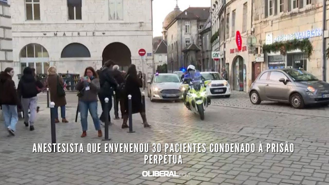 Anestesista que envenenou 30 pacientes condenado à prisão perpétua