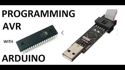 Program any AVR Microcontroller using Arduino (USBASP)