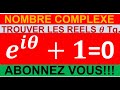 Forme exponentielle , formule d&#39;Euler : Nombres complexes - Exercice