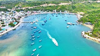 Vĩnh Hy Bay Vietnam from above / Drone Footage Flycam / 4K UHD / 15.02.2024