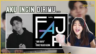 React to #UN1TYCoverProject Fajri ft. Fiki - Adu Rayu (Yovie Tulus Glenn cover) | INA
