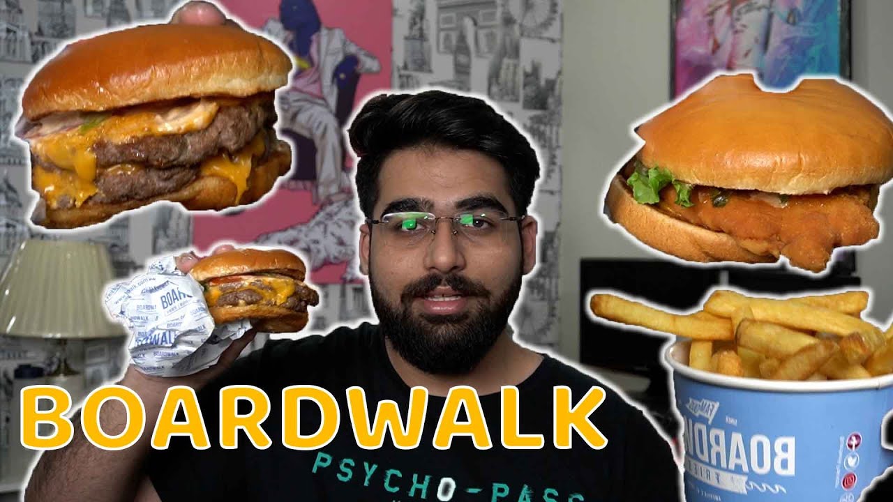 BEST BURGERS in ISLAMABAD?! BOARDWALK REVIEW YouTube