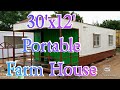 Portaportablecontainer portable cabins pre fabricated portable farm house 30x12