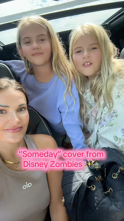 “Someday” cover from @Disney  Zombies 🧟‍♂️✨ What song should we sing next??? #singing #coversong