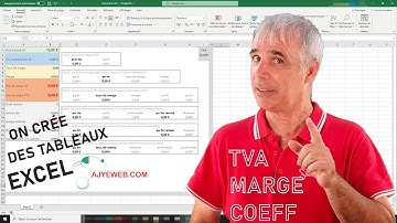 💵 CALCULER RAPIDEMENT TTC, HT, TVA, MARGE & COEFFICIENT SUR EXCEL 🤔  ➕➖✖➗💲 👍