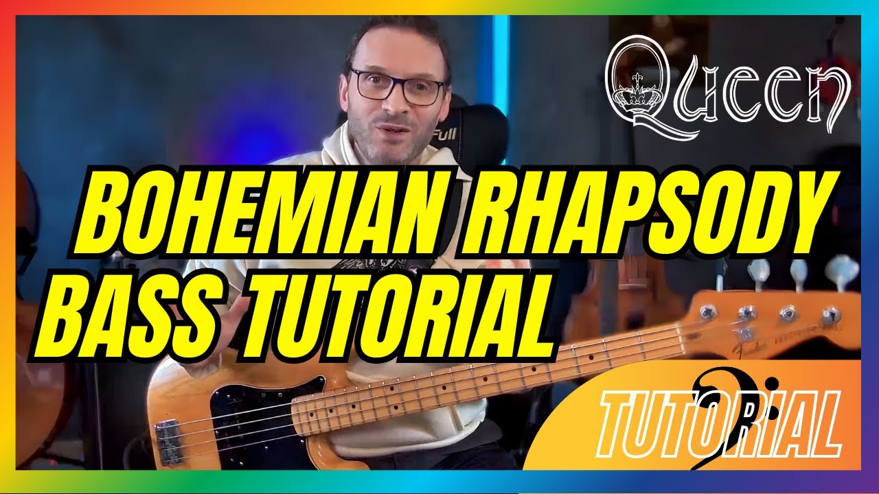 Impara BOHEMIAN RHAPSODY al Basso: Tutorial Completo in 4 parti (Passo dopo Passo)