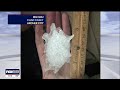 Severe thunderstorms across North Texas bring huge hail