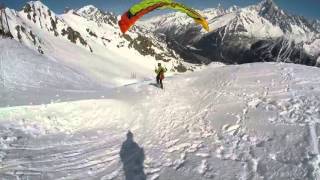 Speedflying in Chamonix, Plan Praz (Brévent)