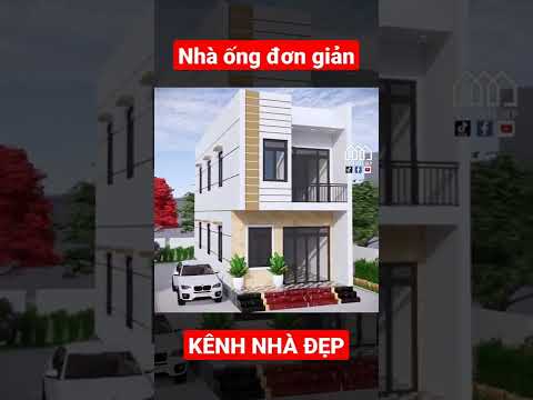 Video nhà ống 2 tầng đơn giản - youtube