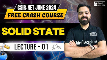 Solid State CSIR NET June 2024 Free Crash Course | Lect 01