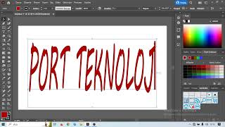 Adobe Illustrator Yazımların Değişim Özellikleri