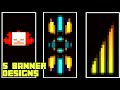 5 Banner Designs For Minecraft (Tutorial) (Part 5) | Mine Hackzz