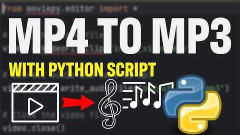 Convert mp4 to mp3 with Python script