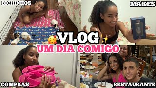 VLOG: UM DIA COMIGO!!! COMPRINHAS, RESTAURANTE… ✨ | Ninninha Souza