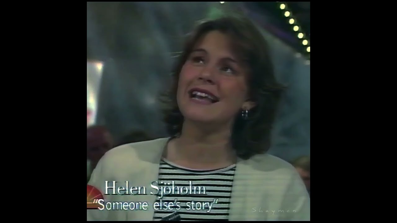 Helen Sjöholm : Someone Else's Story (ABBA Benny Björn CHESS) Swedish TV