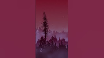 Parallax forest video from static pic #animation #reels #aftereffects #motiongraphics