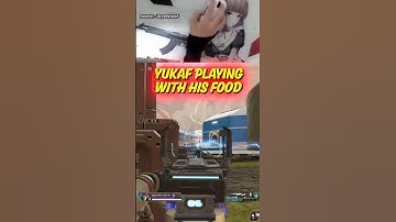 YukaF speelt met zijn ETEN tijdens ALGS Scrims | APex legends #apexlegends #shorts