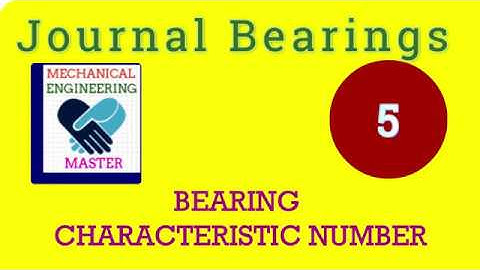 BEARING CHARACTERISTIC NUMBER