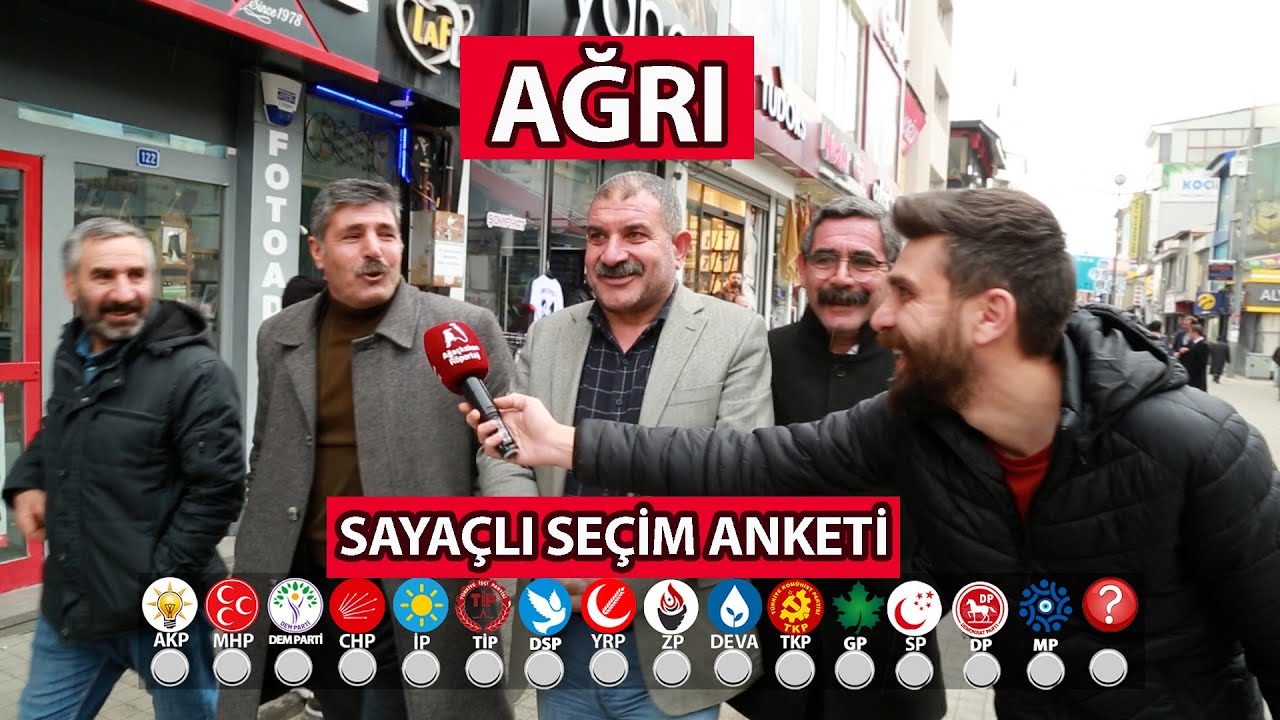 AĞRI SAYAÇLI SEÇİM ANKETİ 2024: Ağrı'da İbre Tersine mi Dönüyor ?