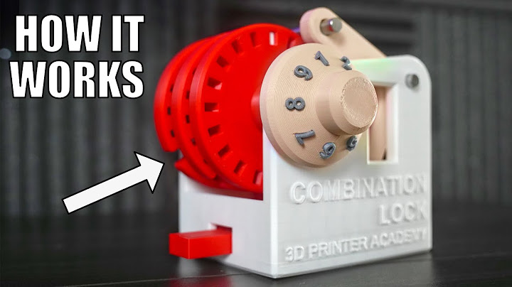 How does a combination lock work?