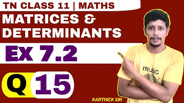 11th Maths Ex 7.2 15th sum | Class 11 Maths Chapter 7 Exercise 7.2 Sum 15 | Karthick sir