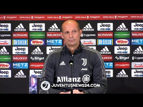 Conferenza stampa Allegri pre Fiorentina-Juventus: “Vogliamo la finale. Vlahovic è sereno”