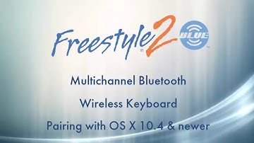 Kinesis FS2 Blue Pairing with OS X 10.4