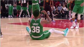 Watch Marcus Smart's incredible 4-point play that shook the arena #nba #nbahighlights