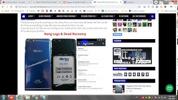 Marlax MX102 Flash File Firmware MT650 2ND LCD Fix Hang Logo & Dead Recovery Firmware File
