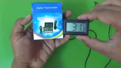 Digital Aquarium Thermometer with LCD Display.