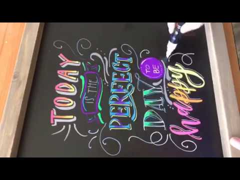 How To Use Liquid Chalk Markers   Tutorial