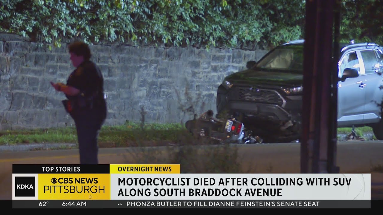 Motorcyclist dies after colliding with SUV in Point Breeze - YouTube