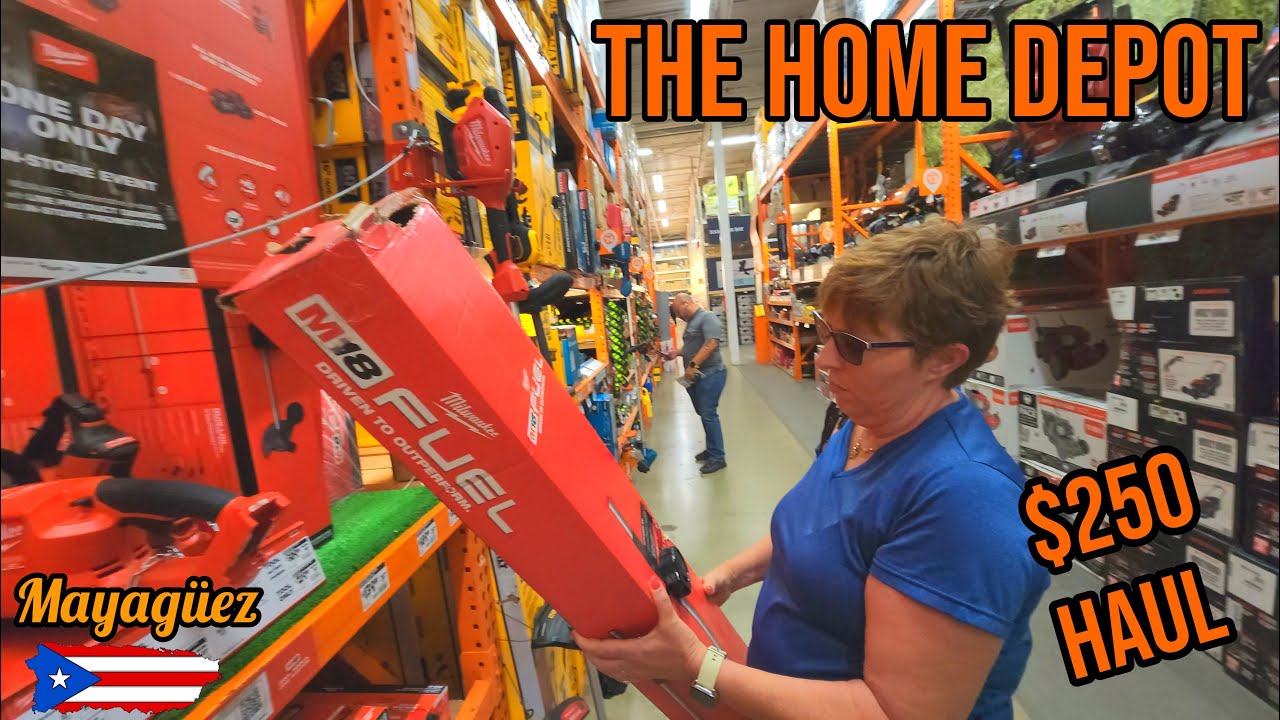 250 Haul The Home Depot Mayagüez Puerto Rico YouTube