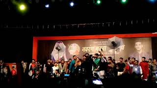 Prince Narula Dance In Khandwa Navratri Festival 2018 Navrang Garba Mahotsav