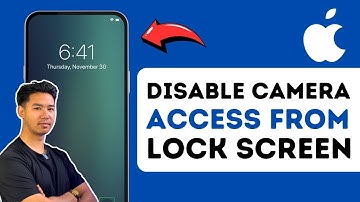 How To Disable Camera Access From iPhone Lock Screen