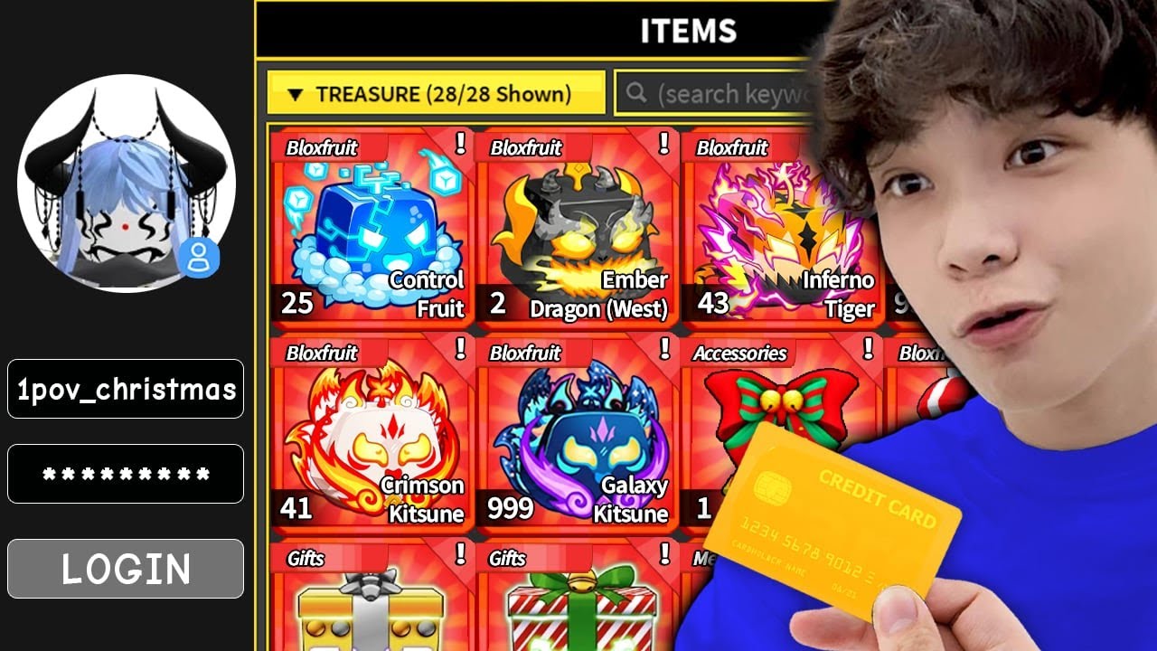 Noxuss Đăng Nhập Vào Acc 10K Và 1111,000K Của FAN UPDATE 29 Trong 1 Giờ Blox Fruit | Roblox