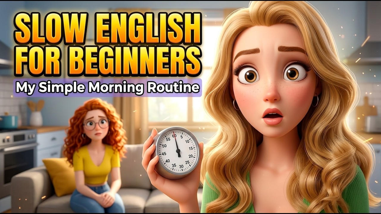 My Simple Morning Routine - Easy English Listening Practice (A2–B1 ...