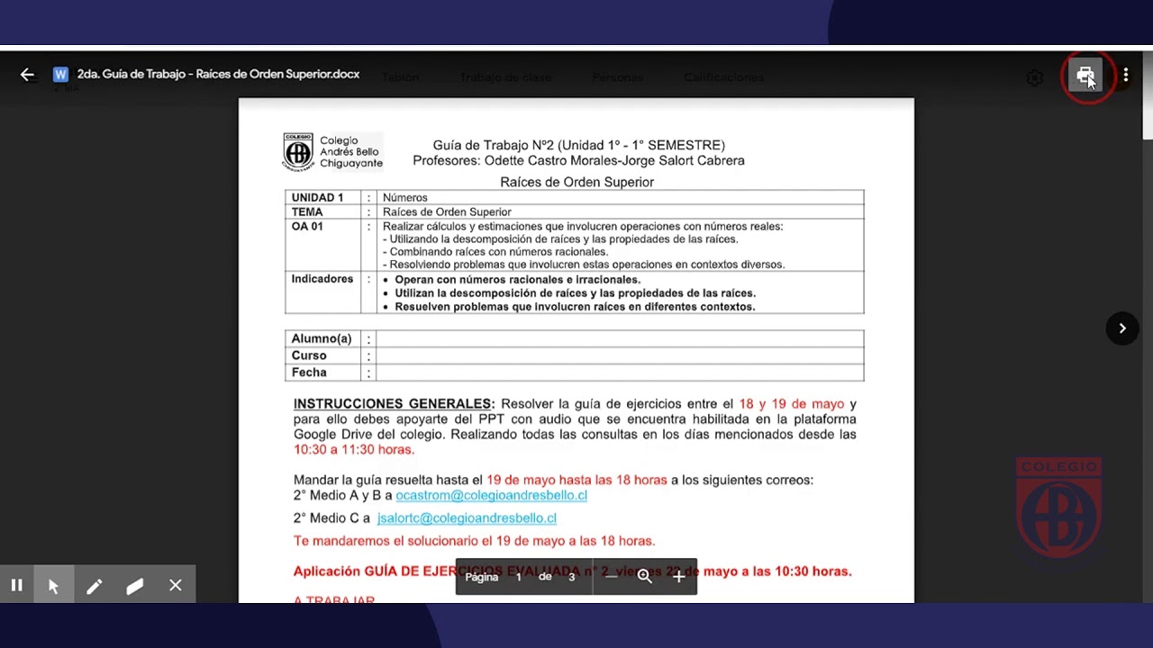 ¿Cómo descargar archivos de classroom? - YouTube
