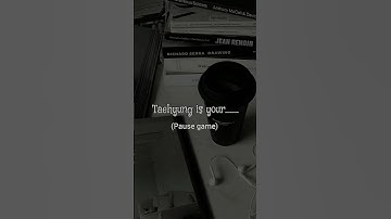 BTS GAME || TAEHYUNG IS YOUR 🔥  PAUSE GAME #bts #shorts #shortsfeed #taehyung #btsgame #tranding