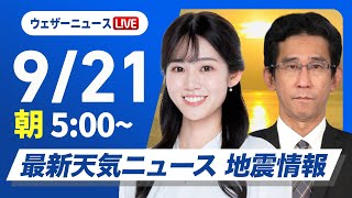 ウェザーニュースの配信のサムネイル画像