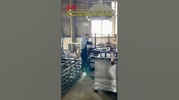 Technology and Innovation in the Display Rack Fabrication Process #sintopfixtures #shorts  #machine