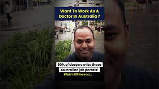 Work as a Doctor in Australia | Hidden Job Portals You Must Know