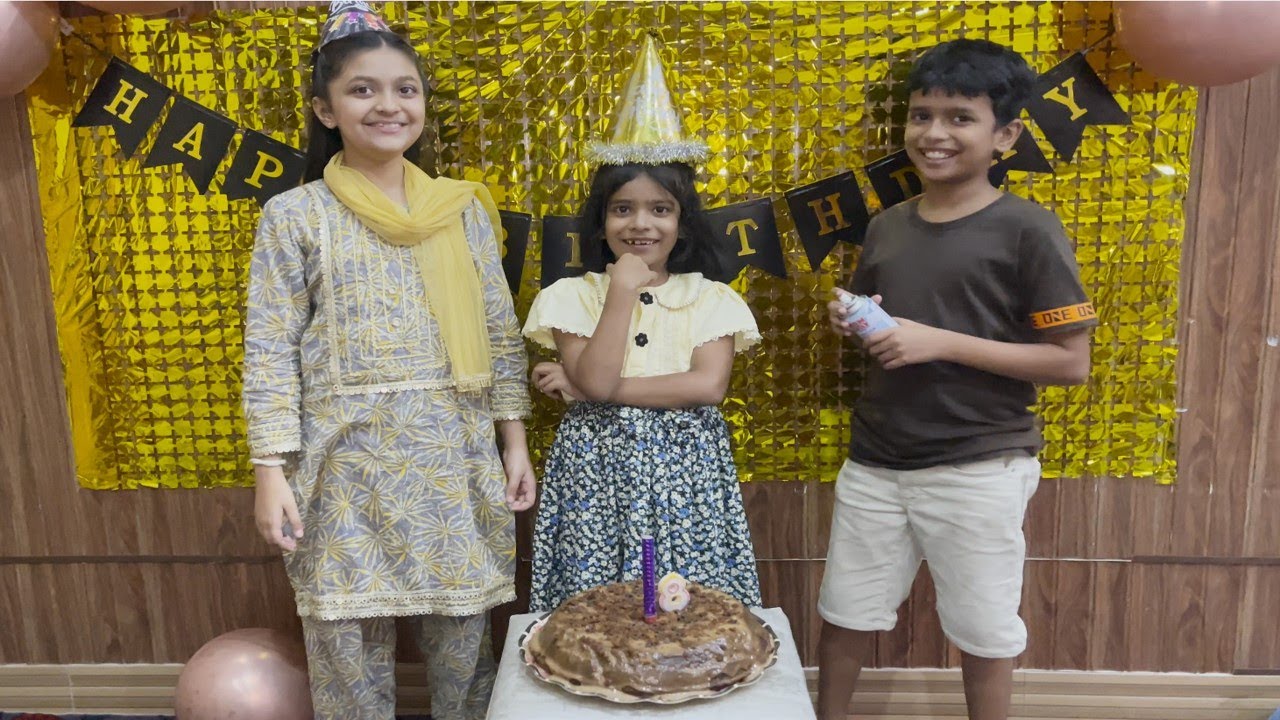 Aiza 8th Birthday Celebration | Home Made Birthday Cake | Doctor Bhai Vlogs |