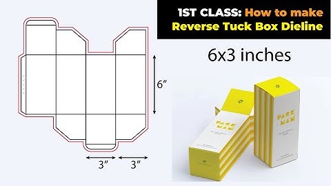 How To Make Packaging Die line  with bleed area full guidline (1st Class of packaging designs)