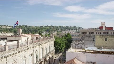 Cuban Flag Stock Video