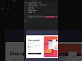 Quick Frontend Mentor Newsletter #shorts #htmlcss #html #coding #css