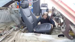 Part 45: &#39;07 BMW 328i (E90) Seats Installation - My 76 Mazda RX-5 Cosmo Restoration