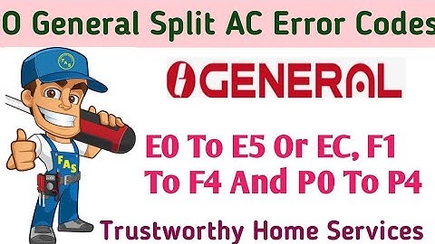O General Air Conditioner Error Codes | Trustworthy Home Services
